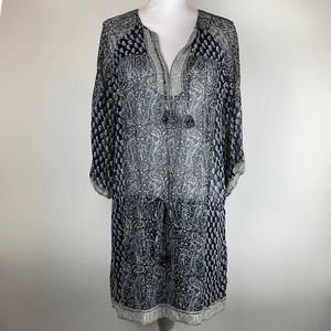 Ulla Johnson Salinas Beach Mini Dress in Mer